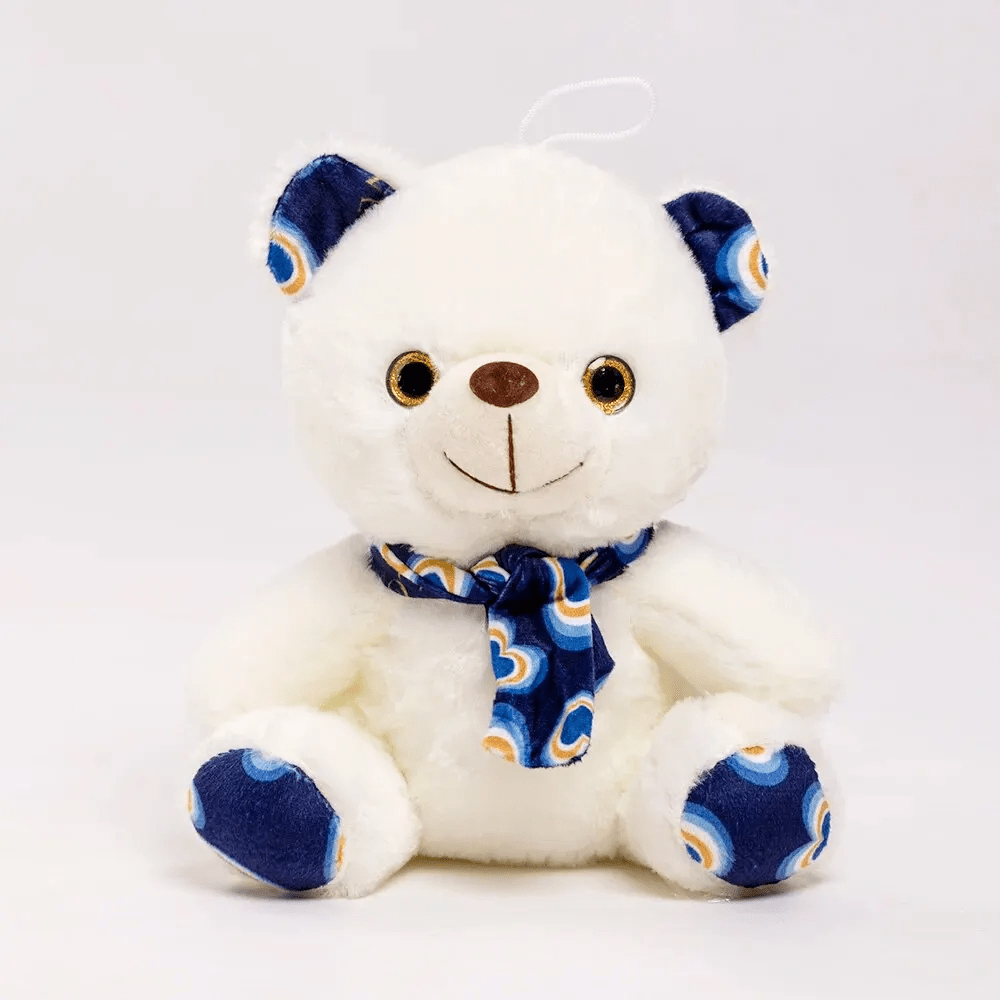 Ours en peluche bleu