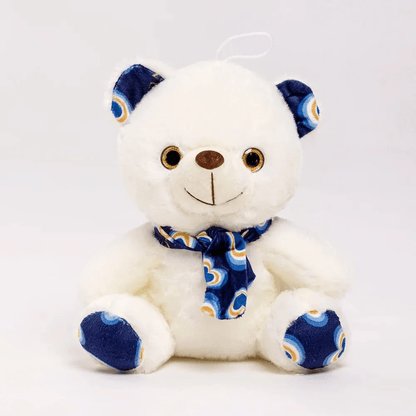 Ours en peluche bleu