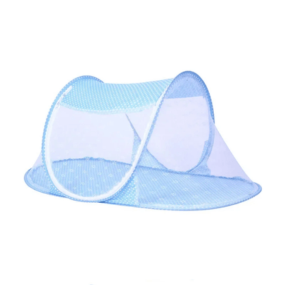 Moustiquaire lit bébé bleu