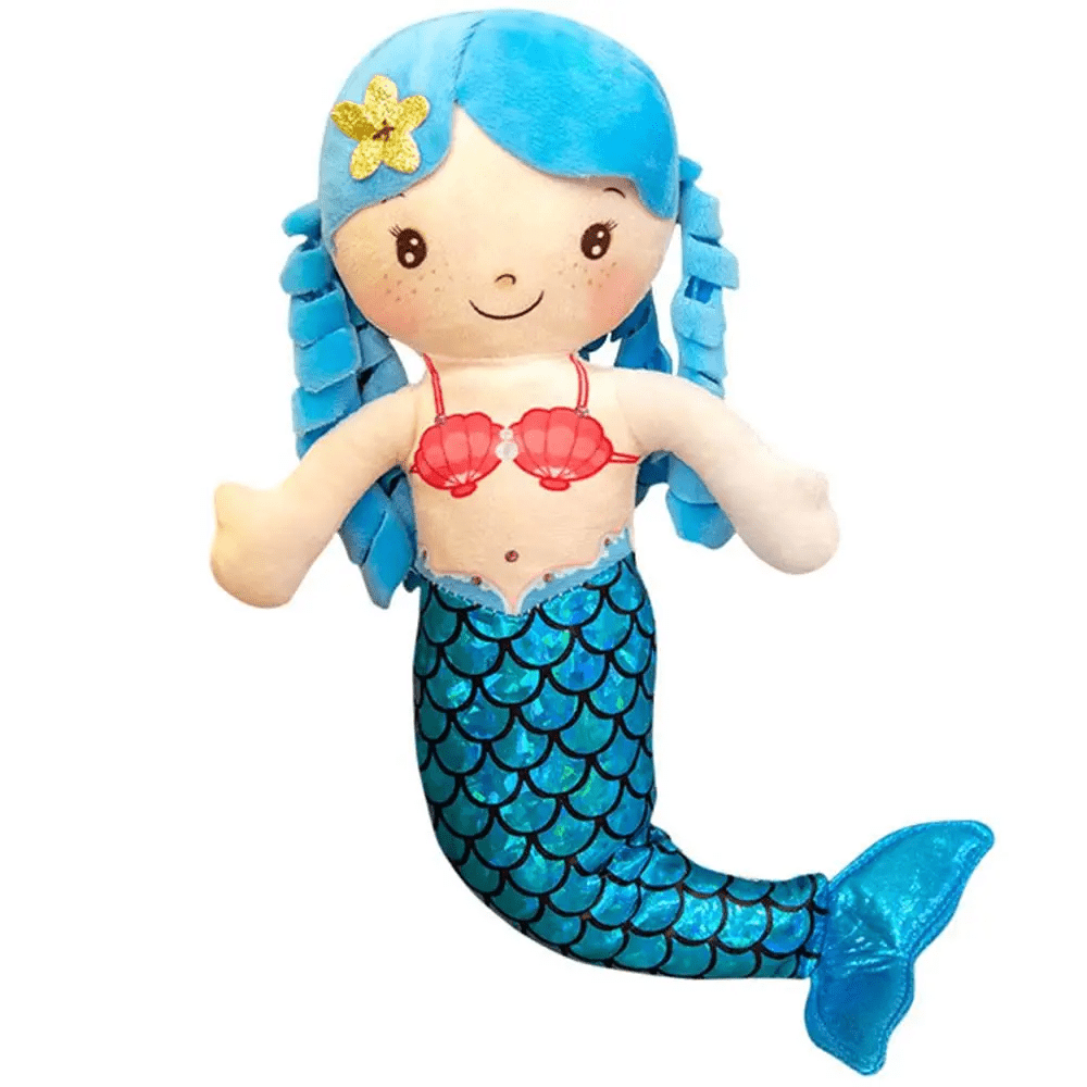Poupée de Chiffon bleu