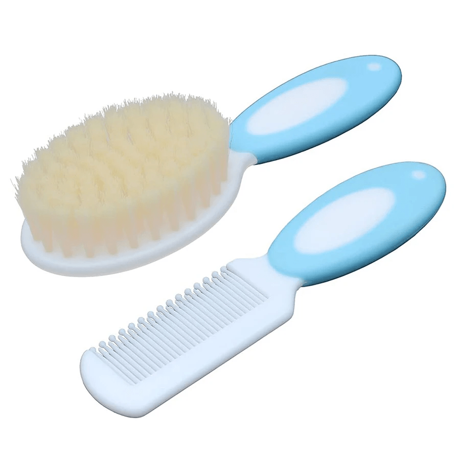brosse cheveux pour bebe ensemble bleu