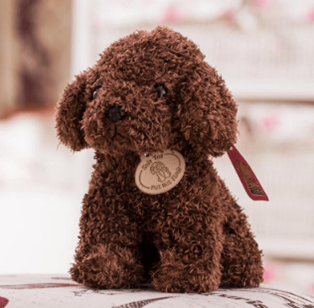 peluche chien marron - Maman bébé boutique
