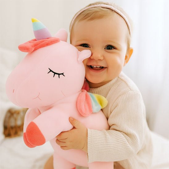 Licorne peluche caracteristiques enchanteur