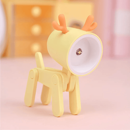 Bebe veilleuse cerf jaune