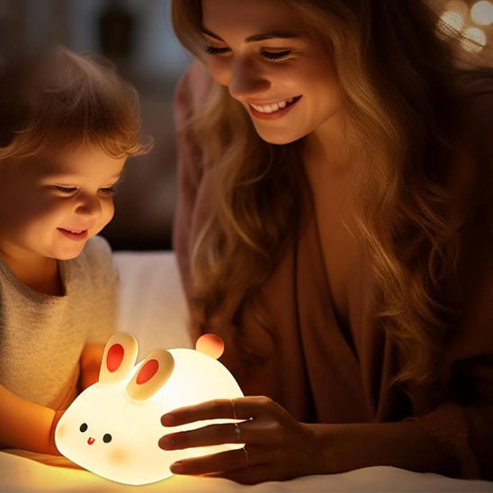 Veilleuse lapin design craquant