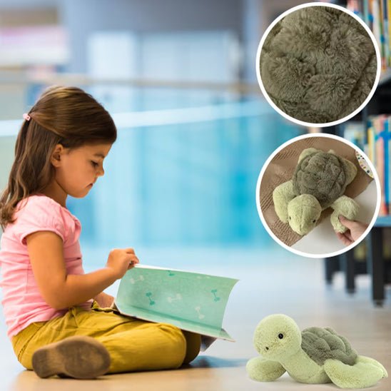 Tortue en peluche design pense pour tous