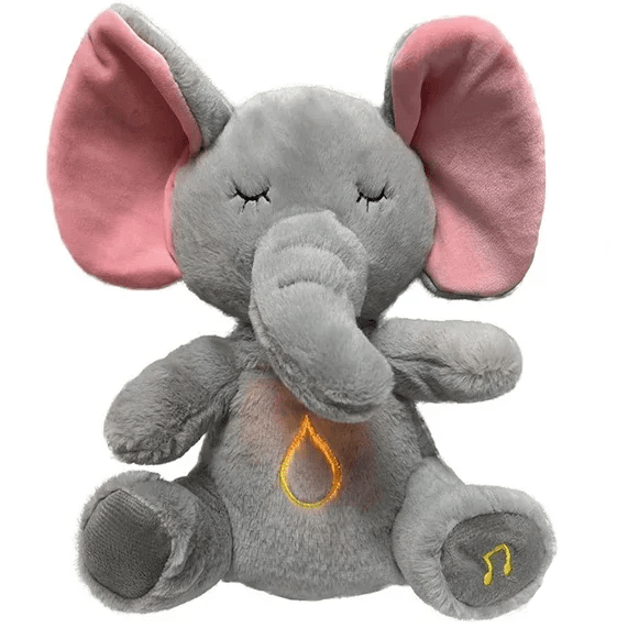 peluche qui respire variante éléphant