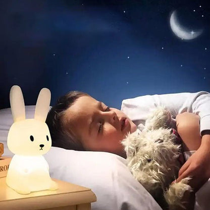 Veilleuse lapin fonctionnalites pratique