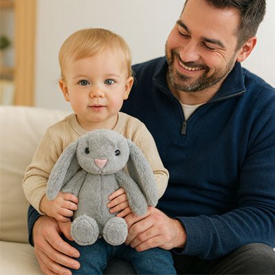 Lapin peluche carrousel