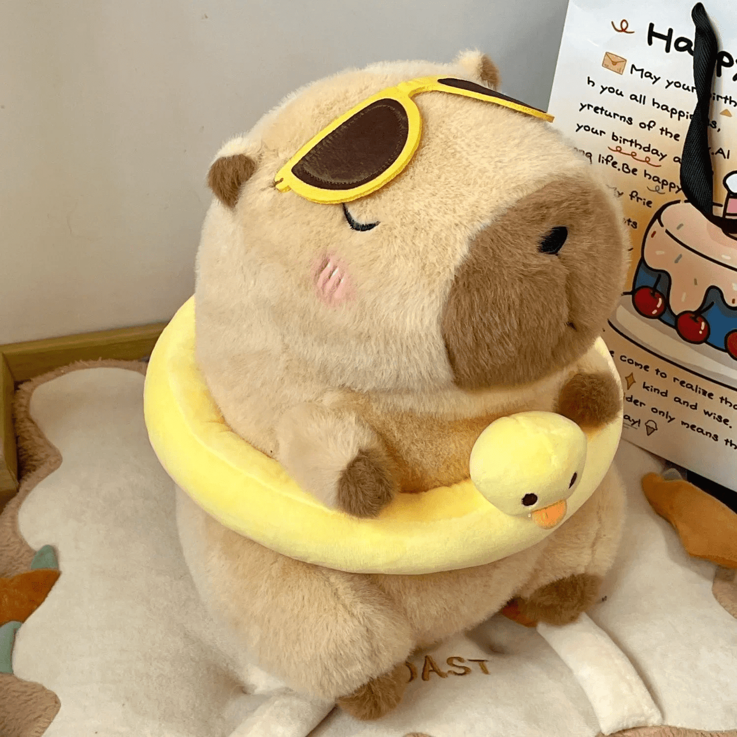 Peluche Capybara jaune