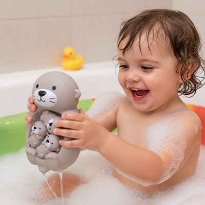 Jouet baignoire bebe aide au développement sensoriel
