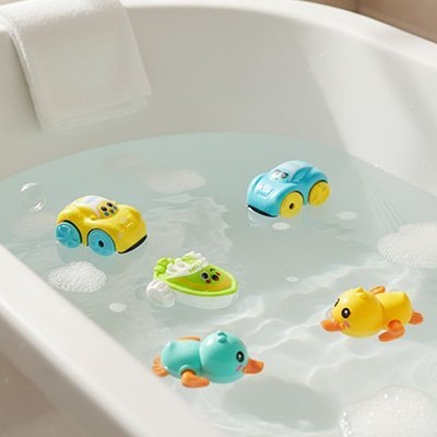 Jouet baignoire bebe plusieurs figurines