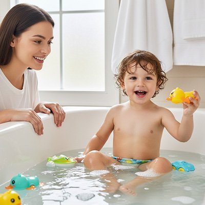 Jouet baignoire bebe grandit avec bébé