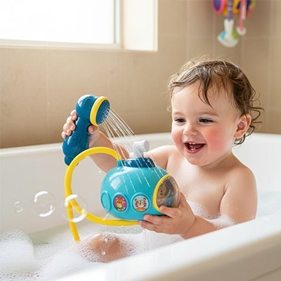 Jouet baignoire bebe développement sensoriel assuré