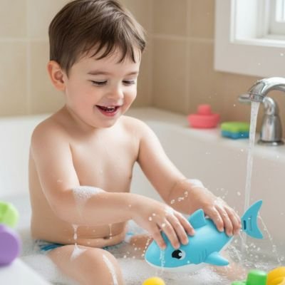 Jouet baignoire bebe développement sensoriel garanti
