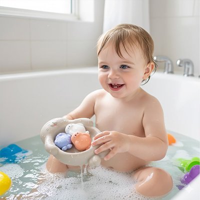 Jouet baignoire bebe grandit avec bébé