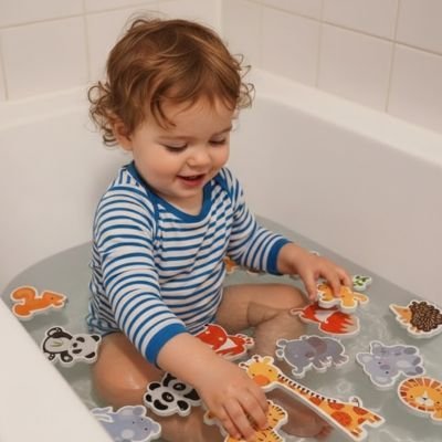 Jouet bain flottant dans le bain