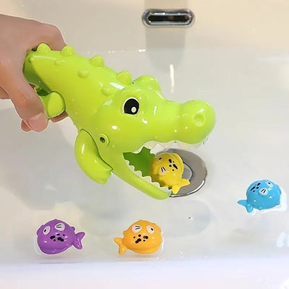 Jouet de bain inclus le crocrodile et les figurines