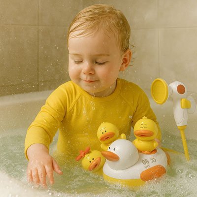 Jouet de bain pour bebe captive les bébés 