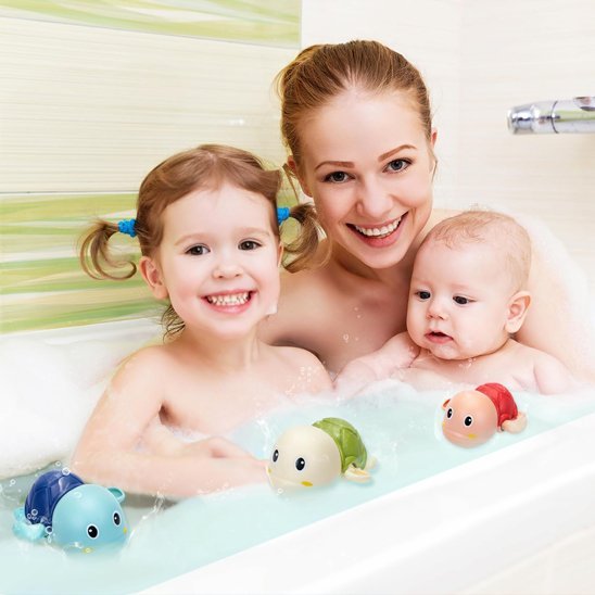 Jouet de bain renforcé le lien parents enfants 