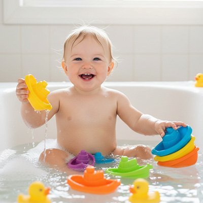 Jouet de bain​ conçu pour l'apprentissage ludique