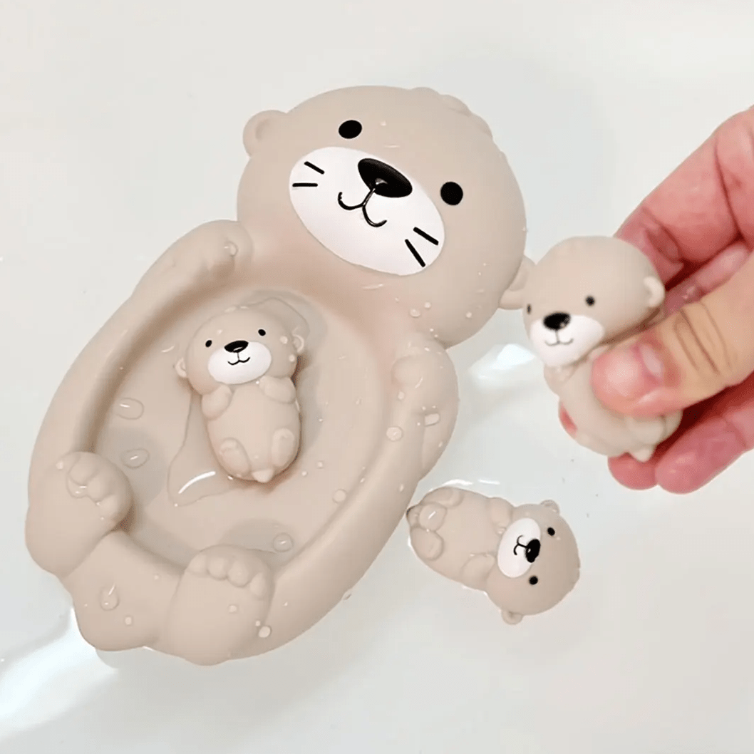 Jouet baignoire bebe loutre