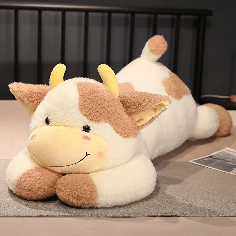 Peluche vache marron