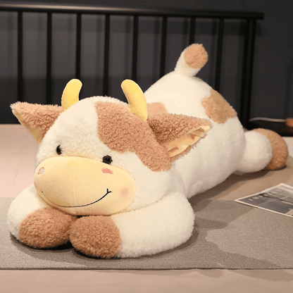 Peluche vache marron