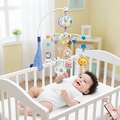 Mobile bébé avec contrôle à distance