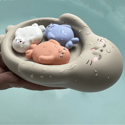 Jouet baignoire bebe otarie