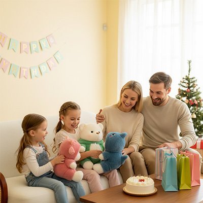 Ours en peluche pour des moments en famille