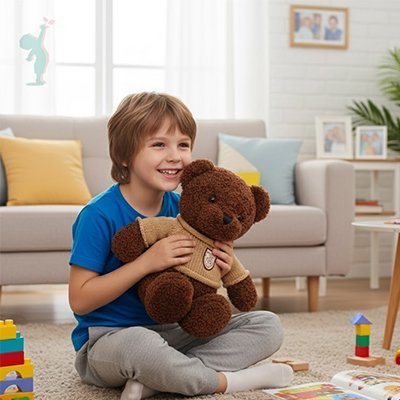 Ours peluche grandit avec votre enfant