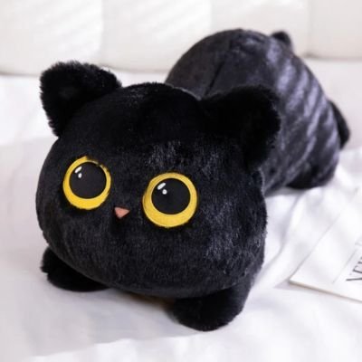 Peluche chat noir
