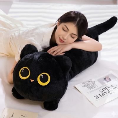 Peluche chat plusieurs fonctions