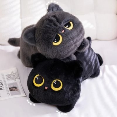 Peluche chat géante
