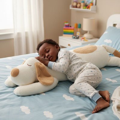 Peluche Chien pour le sommeil de bébé - Maman bébé boutique