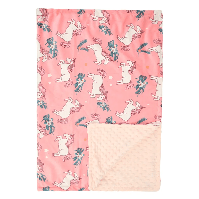 couverture bebe licorne 