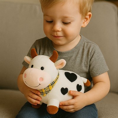 peluche vache carrousel
