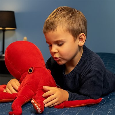 peluche pieuvre présence réconfortante