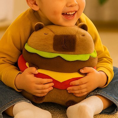 peluche capybara apporte la joie