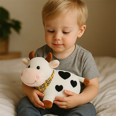 peluche vache carrousel