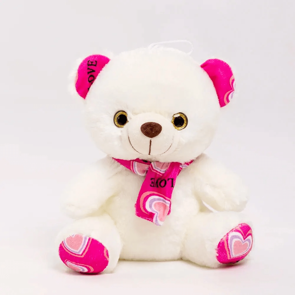 Ours en peluche rose