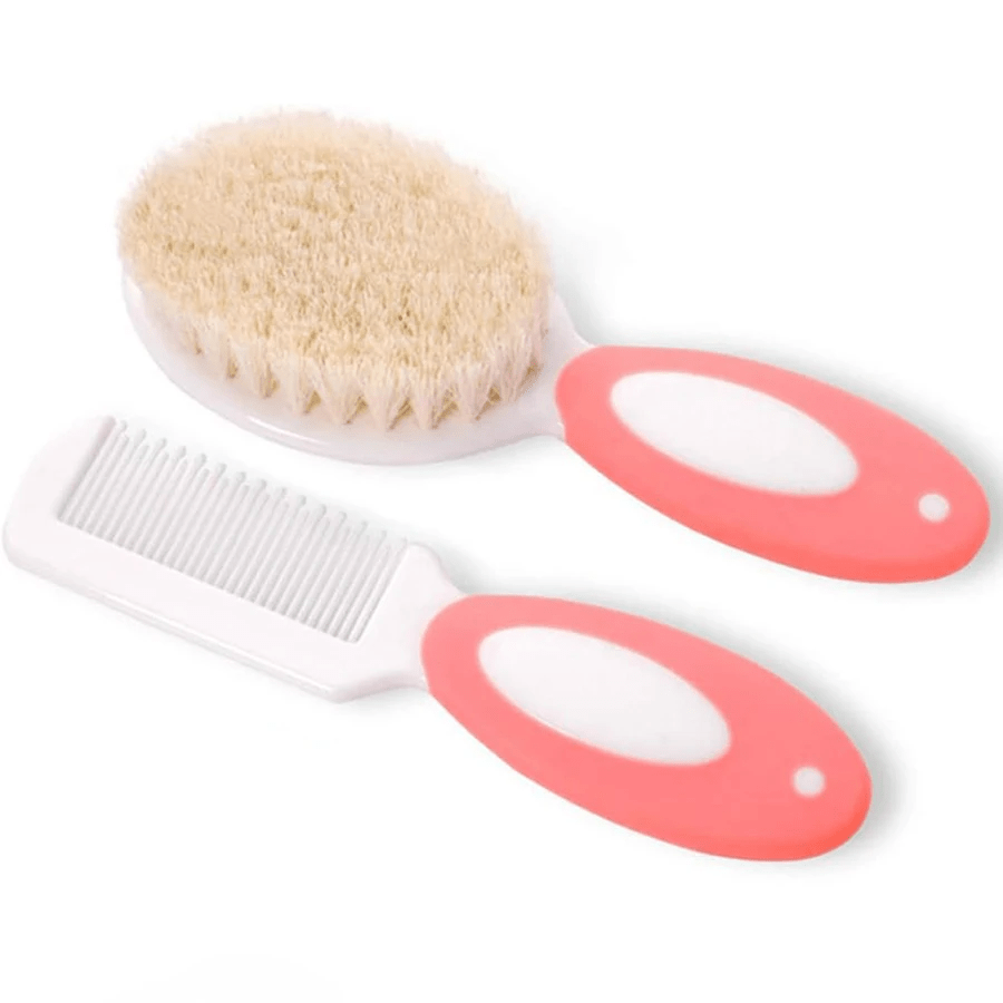 brosse cheveux pour bebe ensemble rose 