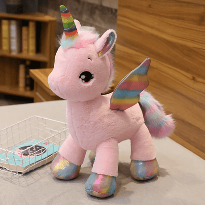 peluche licorne rose