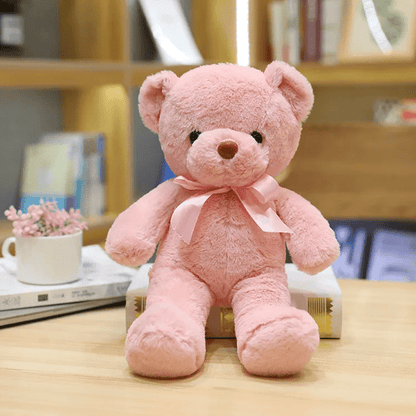 Ours en peluche rose