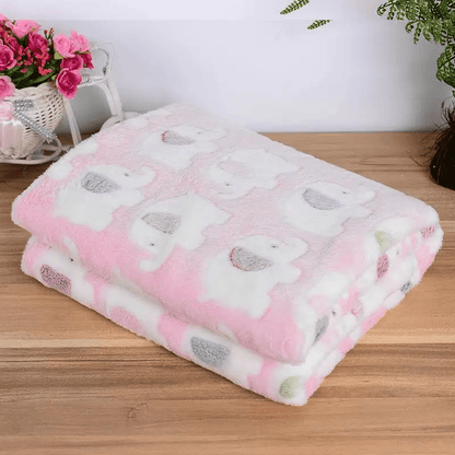 Couverture bébé rose
