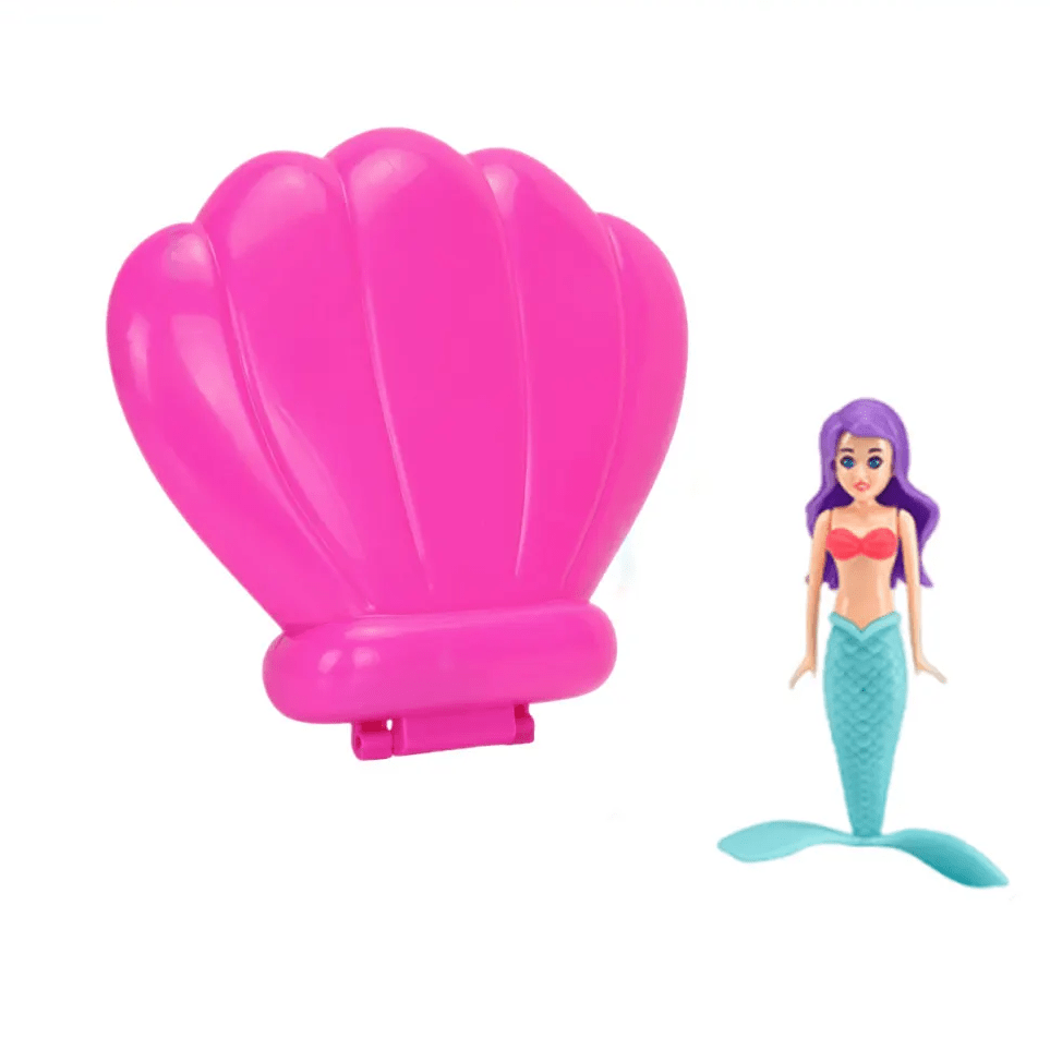 Jouet de bain rouge-rose