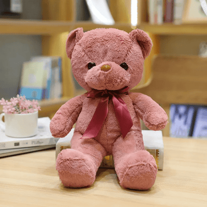 Ours en peluche rouge