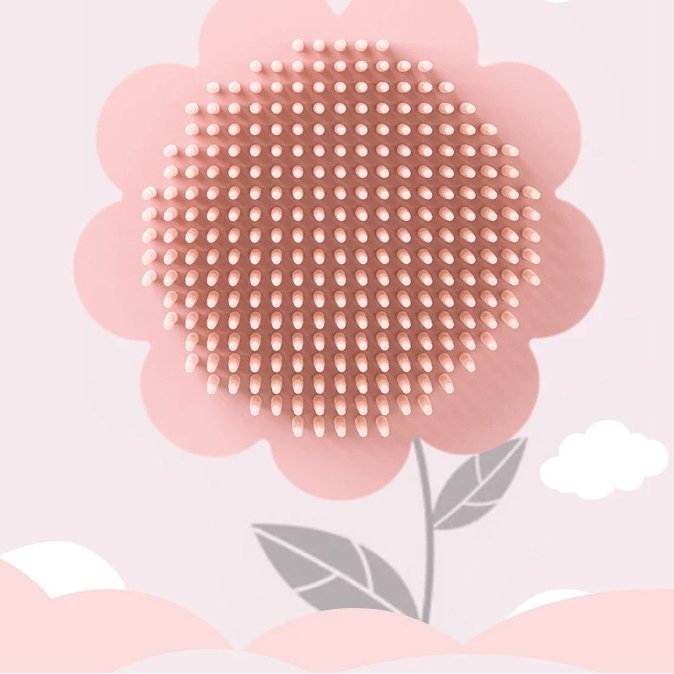 Brosse cheveux pour bébé rose