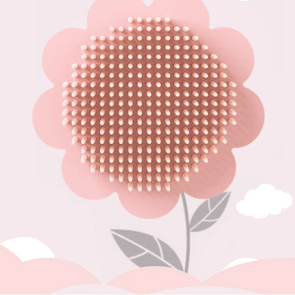 Brosse cheveux pour bébé rose